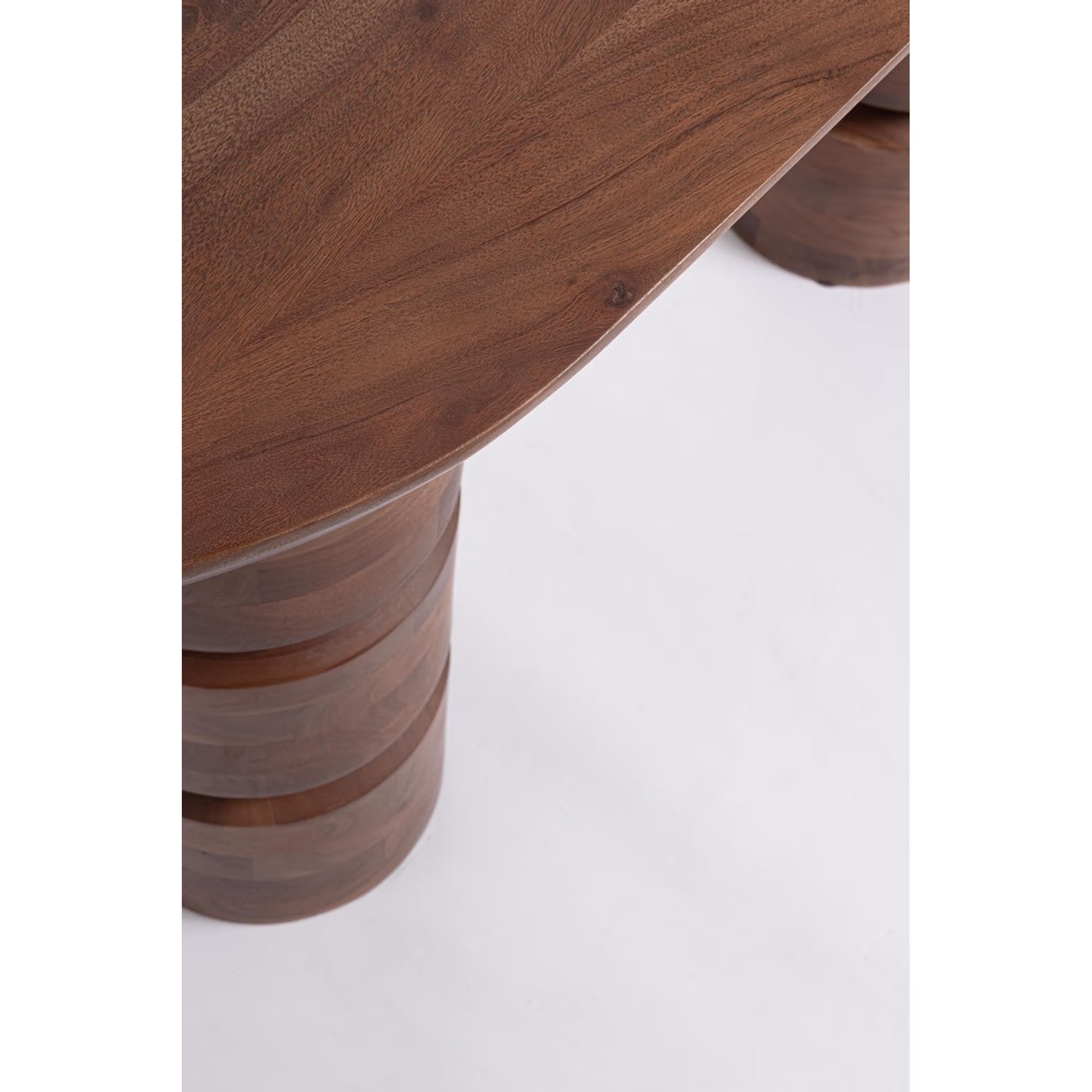 Solara Sculpt Wooden Console Table