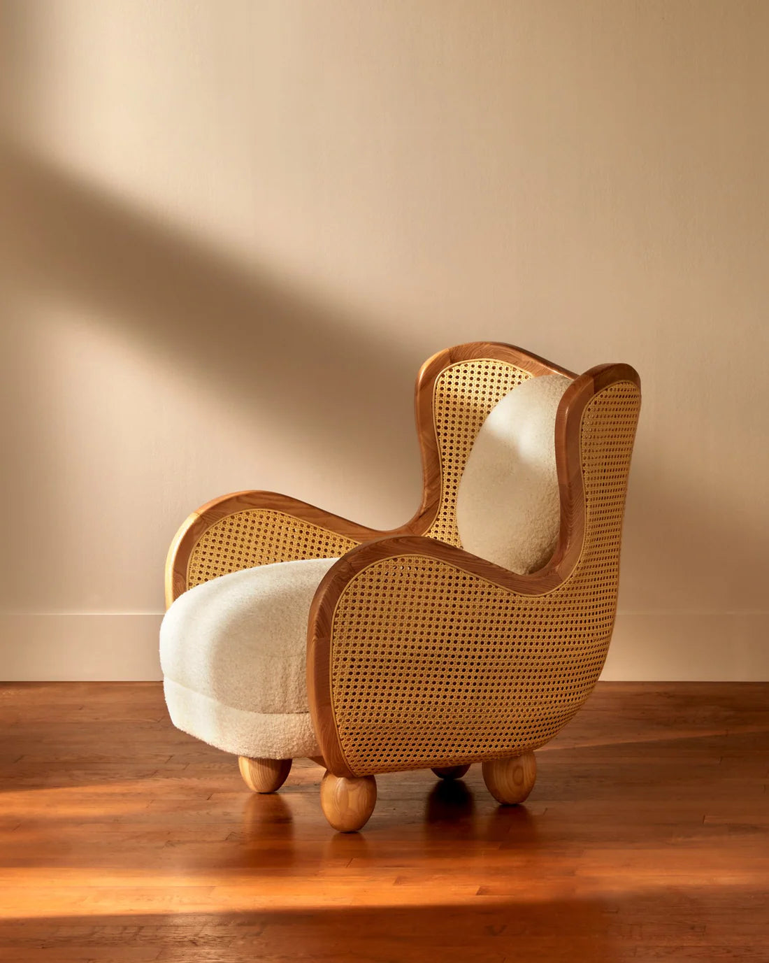 Aurelia Cane Lounge Chair